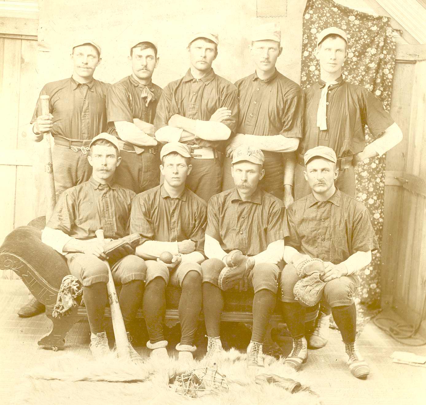 Aldenville Baseball Team - 1870 to 1890