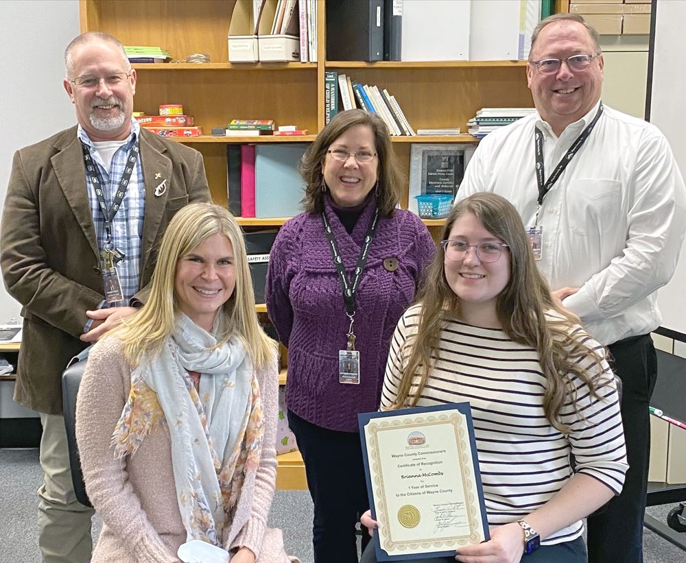 Brianna McCombs, CYS,1 year