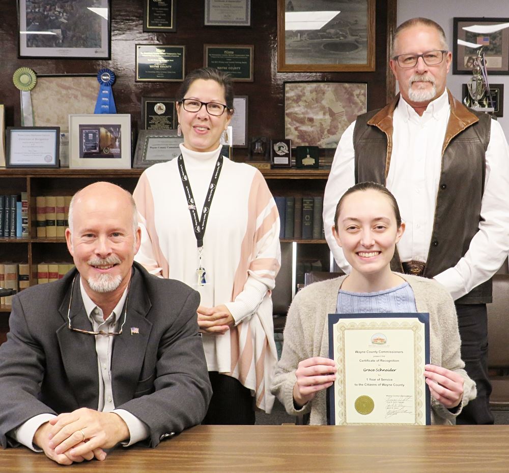 Grace Schneider, Treasurer, 1 year