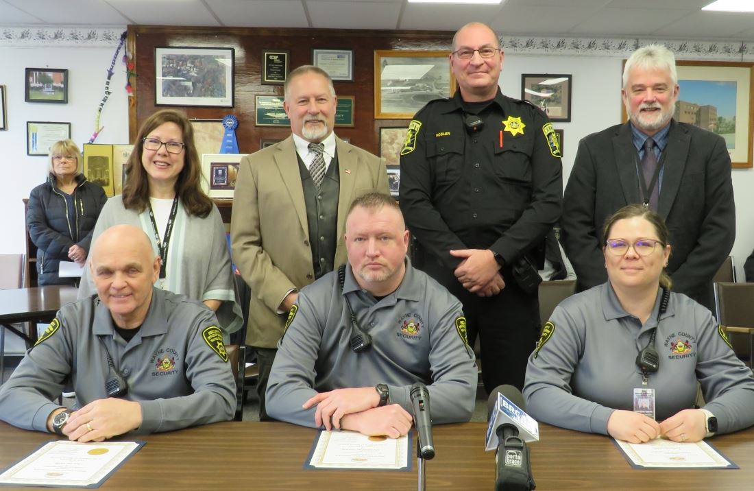 Charles Shelp, Chrisopher Morris and Justyna Latek, 1 year, Sheriff