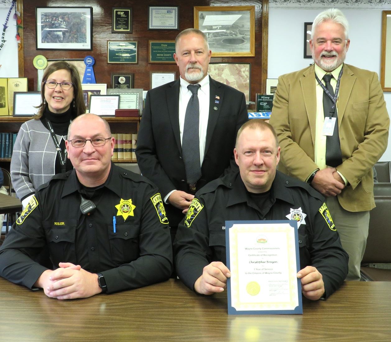 Chris Brazen, Sheriff, 1 year