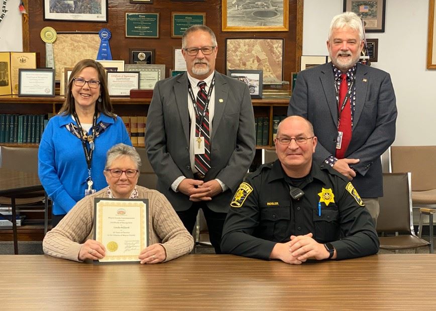 Linda Billard, 25 years, Sheriffs Office 2