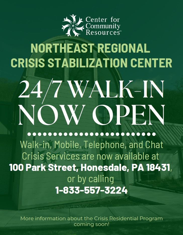 Crisis Center flyer