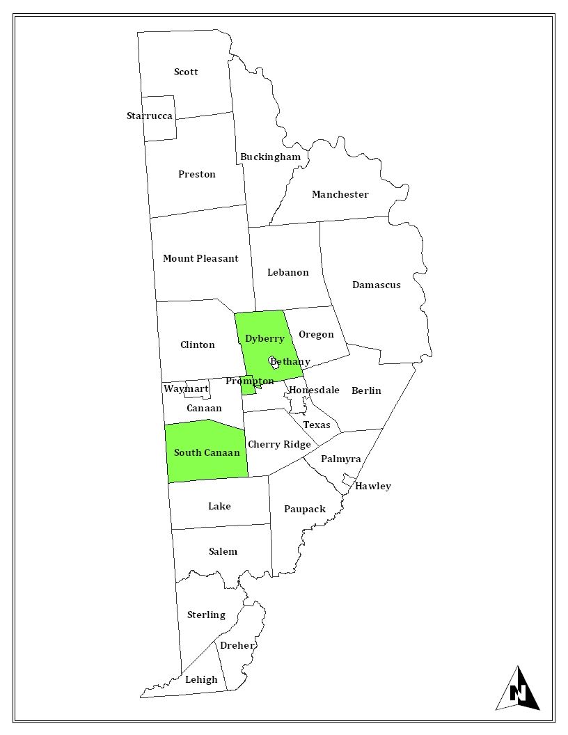 SALDO municipalities map
